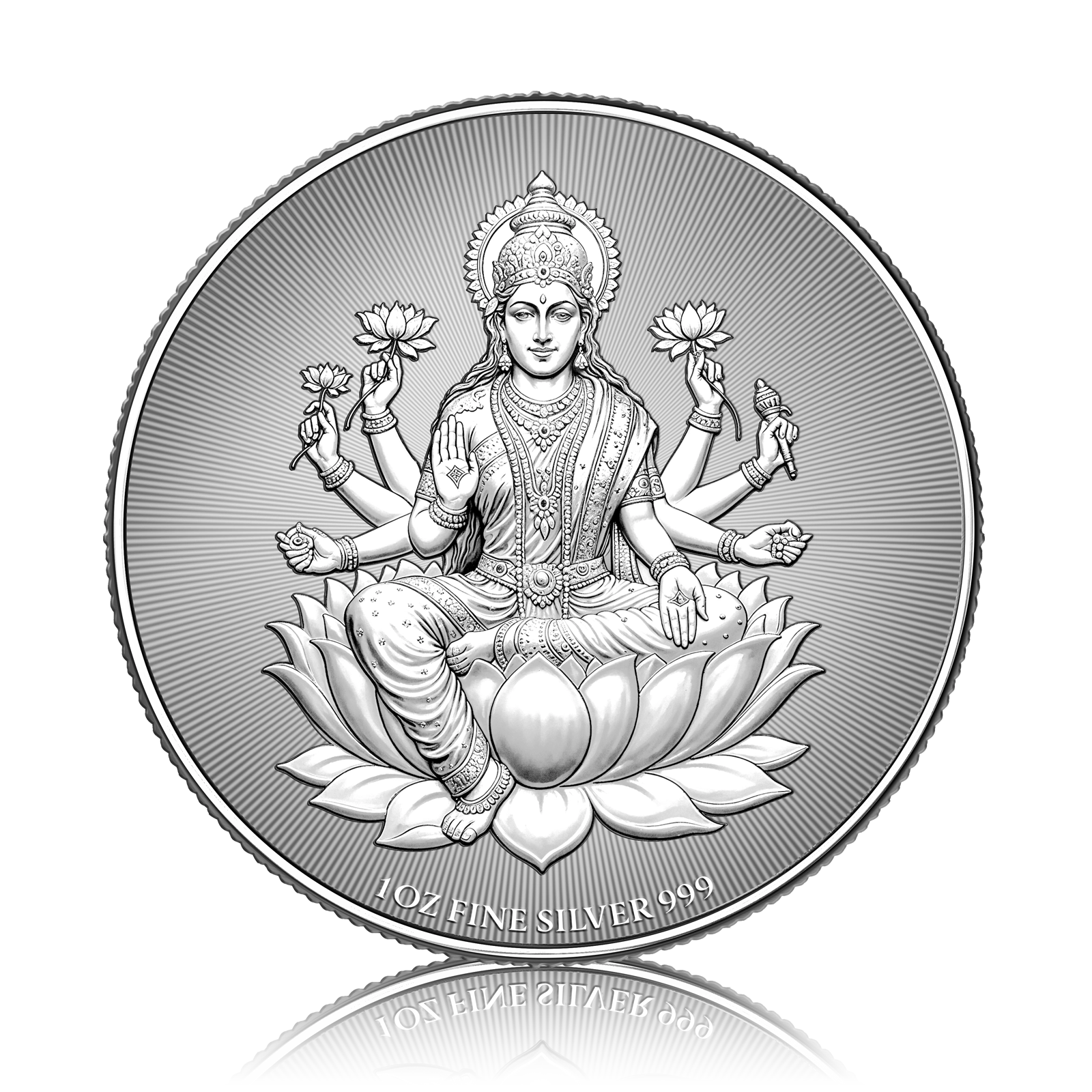 1 Oz Silver Gold Bank Happy Diwali Laxmi (Box Set) 4